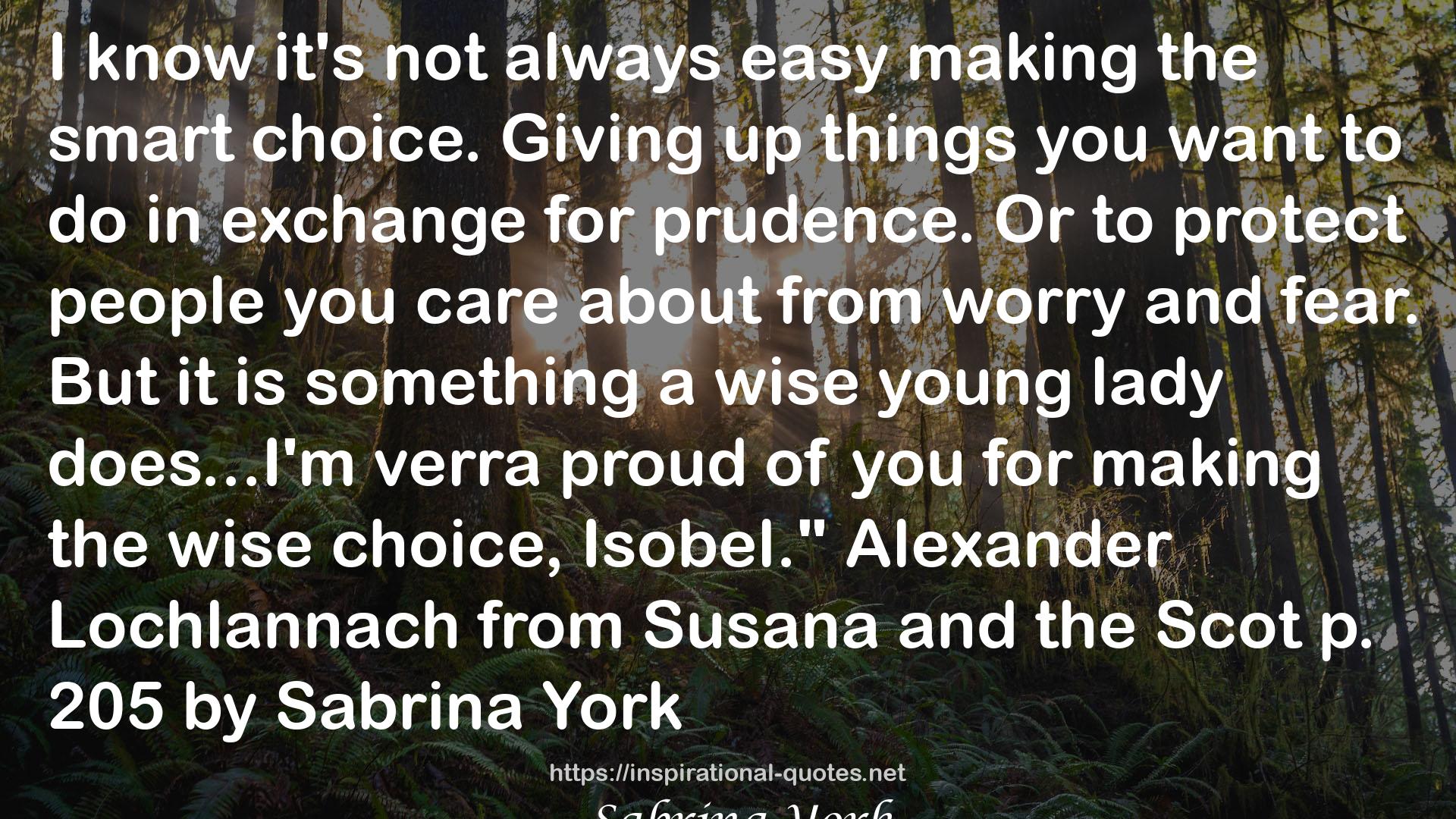 Sabrina York QUOTES