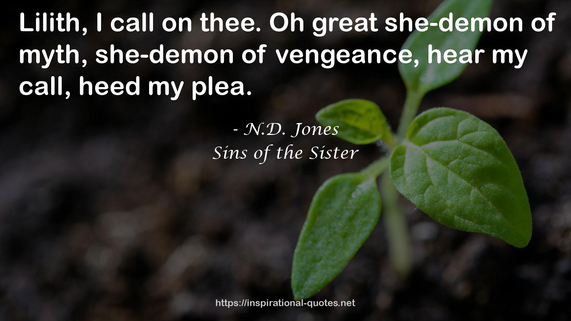 Sins of the Sister QUOTES