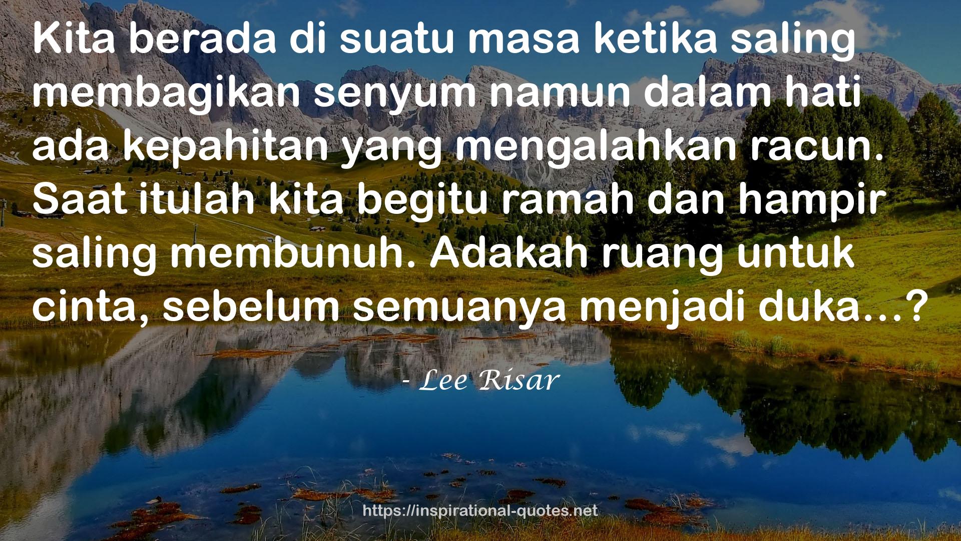 Lee Risar QUOTES