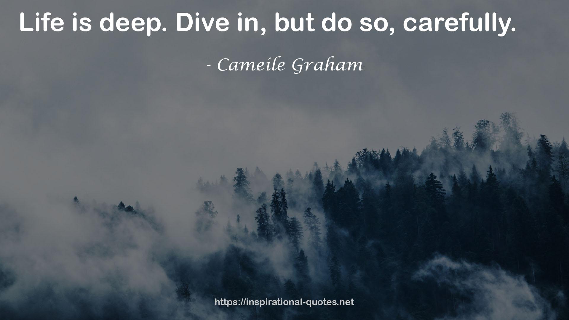 Cameile Graham QUOTES