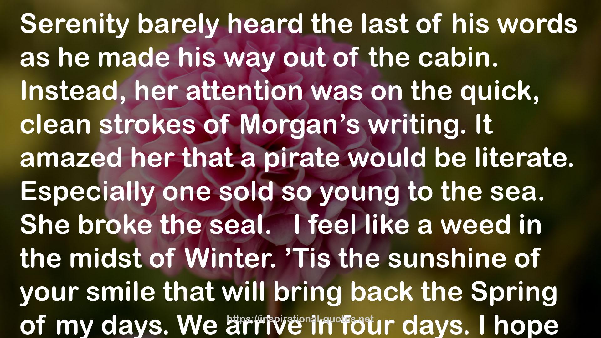 A Pirate of Her Own (Sea Wolves, #2) QUOTES