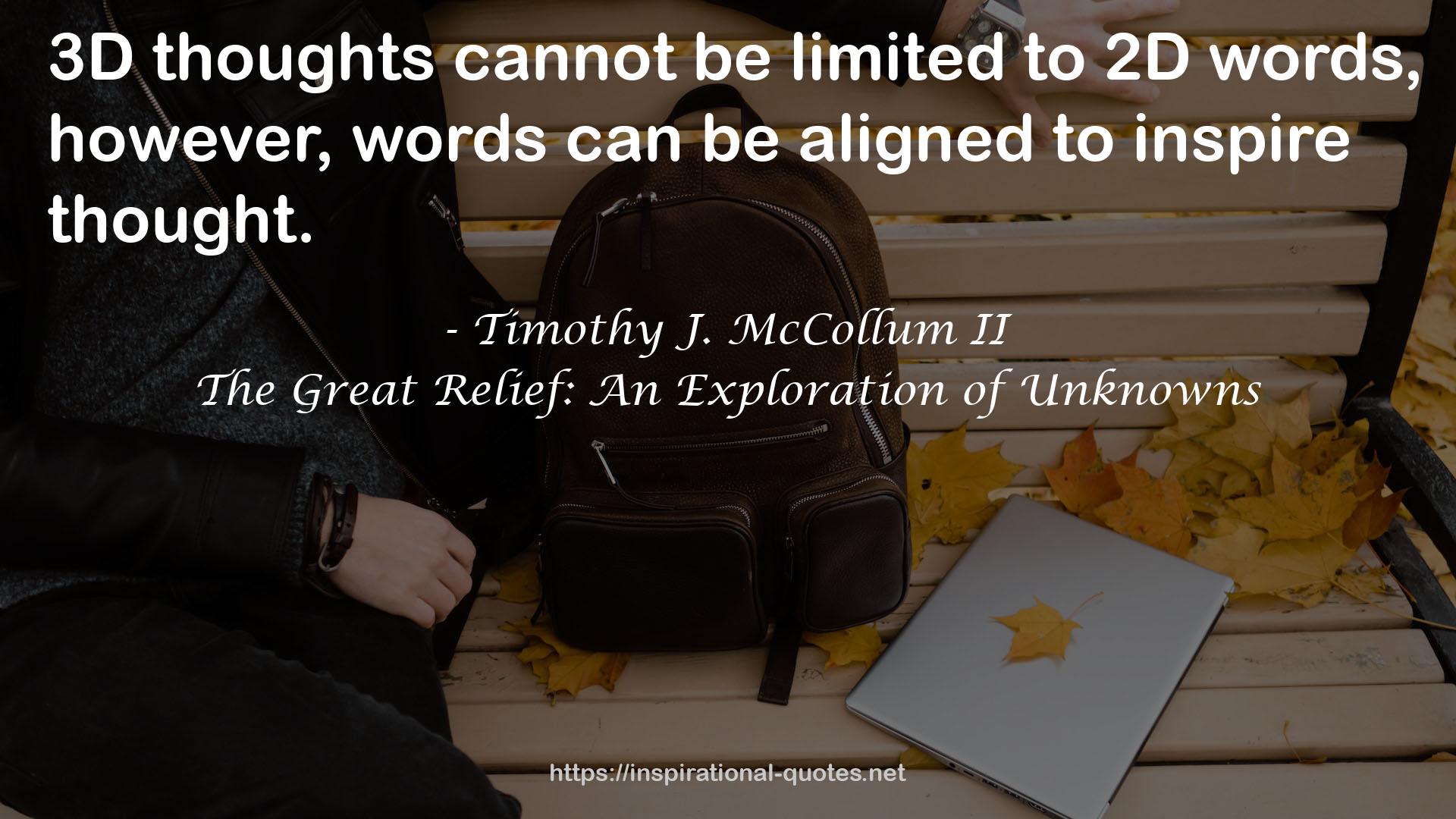 Timothy J. McCollum II QUOTES