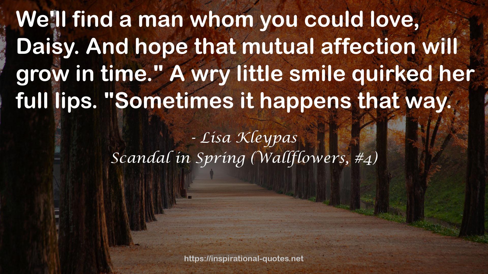 Scandal in Spring (Wallflowers, #4) QUOTES