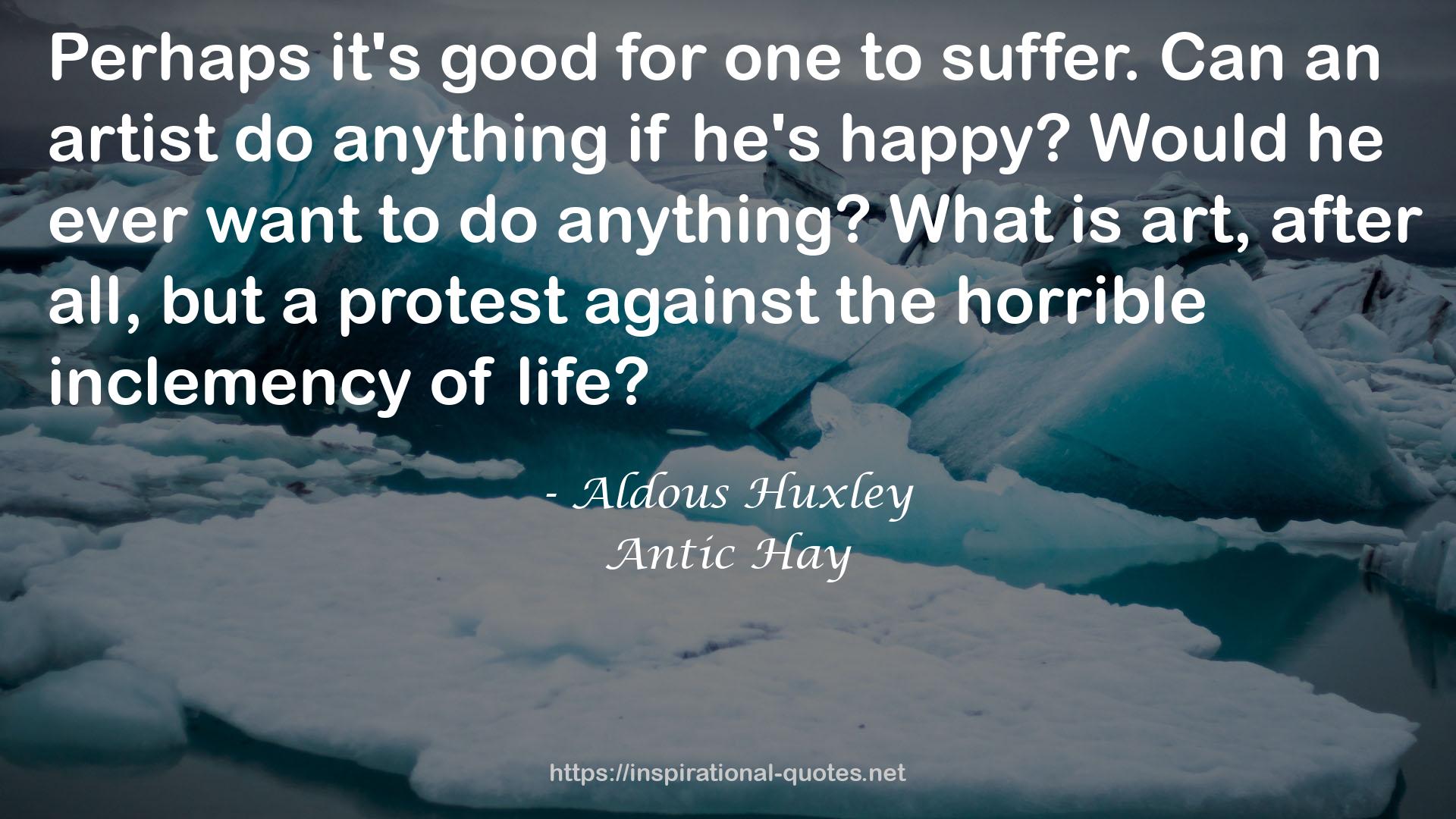 Aldous Huxley QUOTES