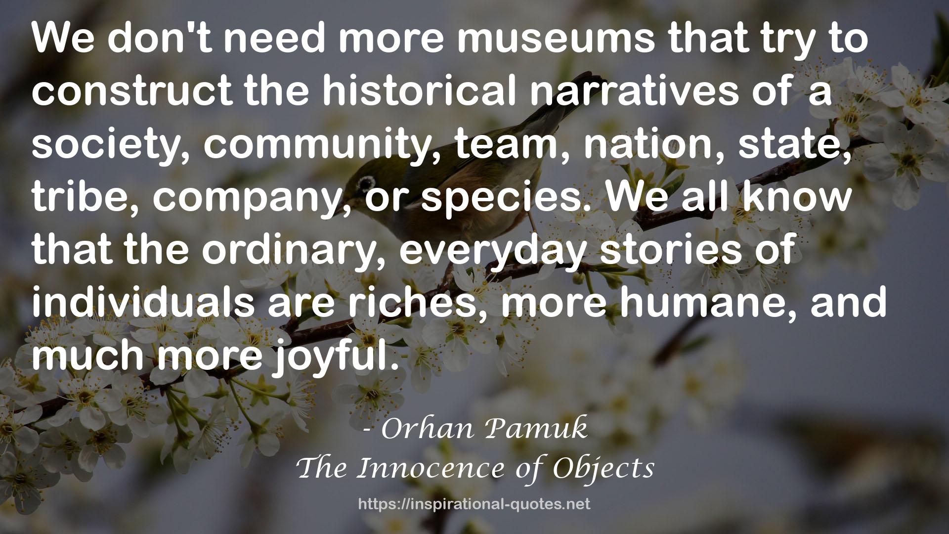 more museums  QUOTES