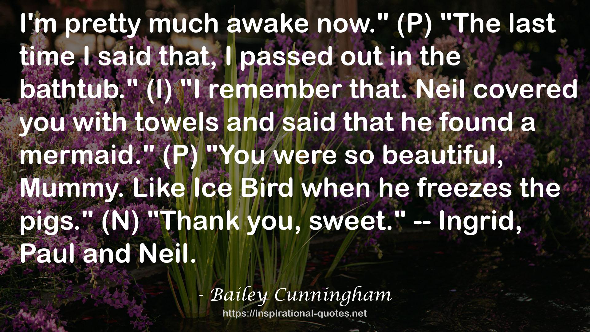 Bailey Cunningham QUOTES