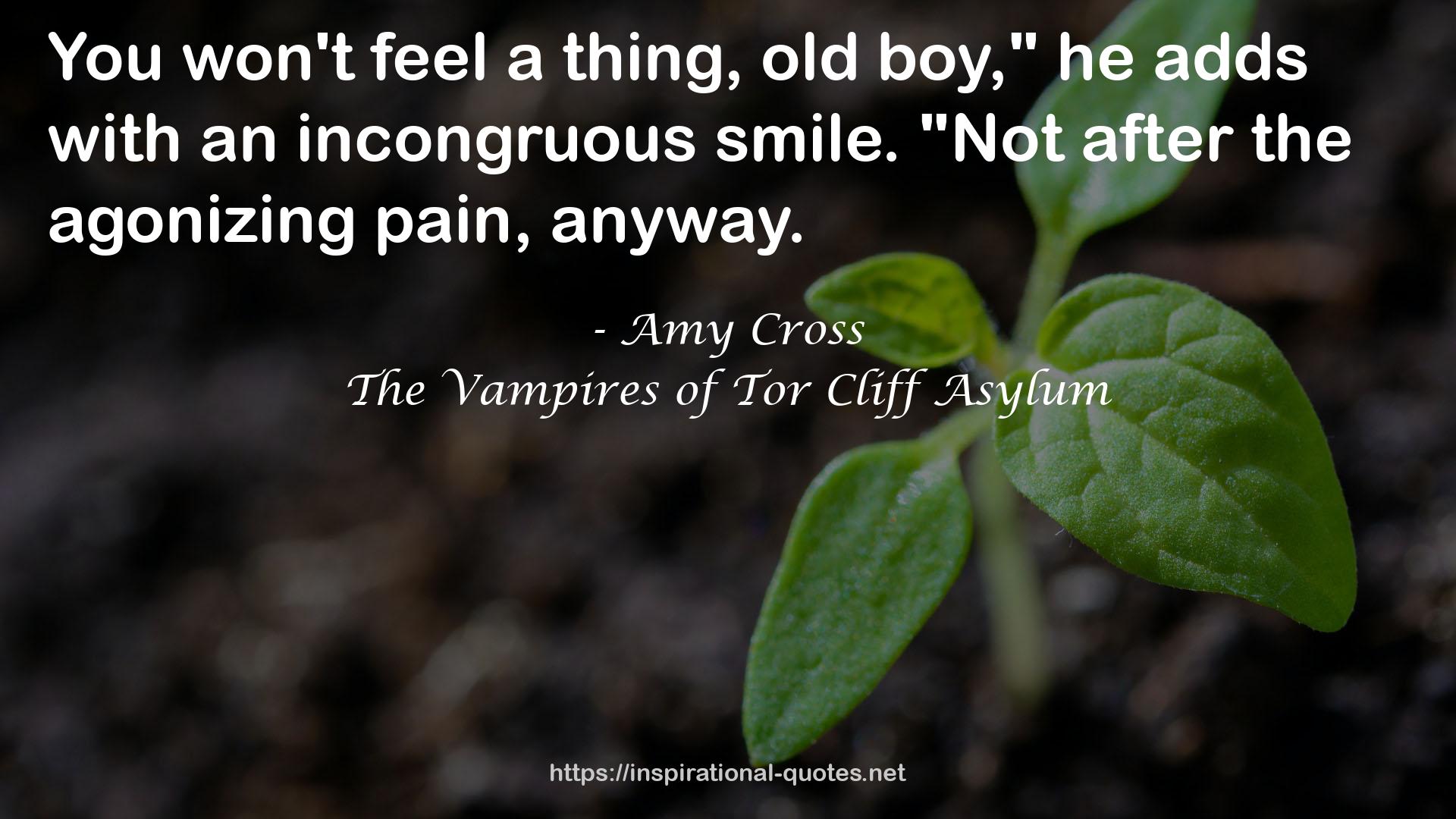 The Vampires of Tor Cliff Asylum QUOTES