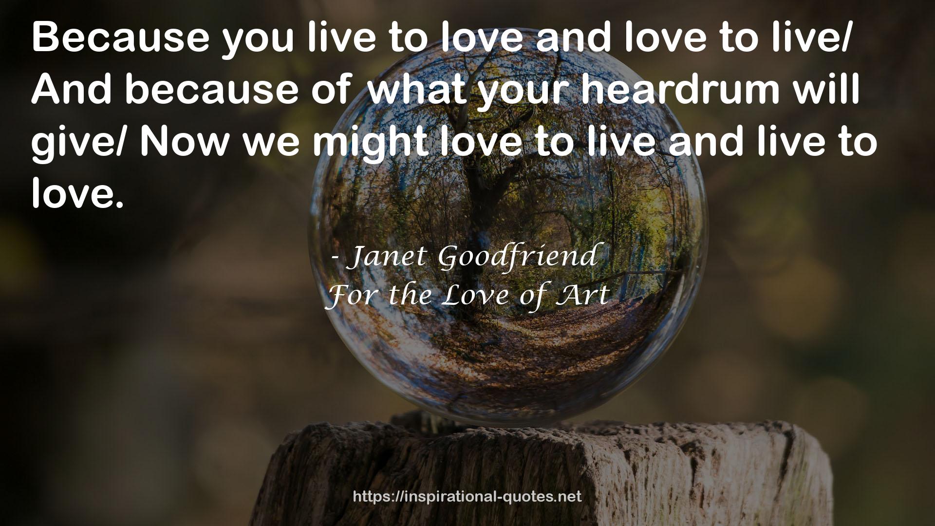 Janet Goodfriend QUOTES