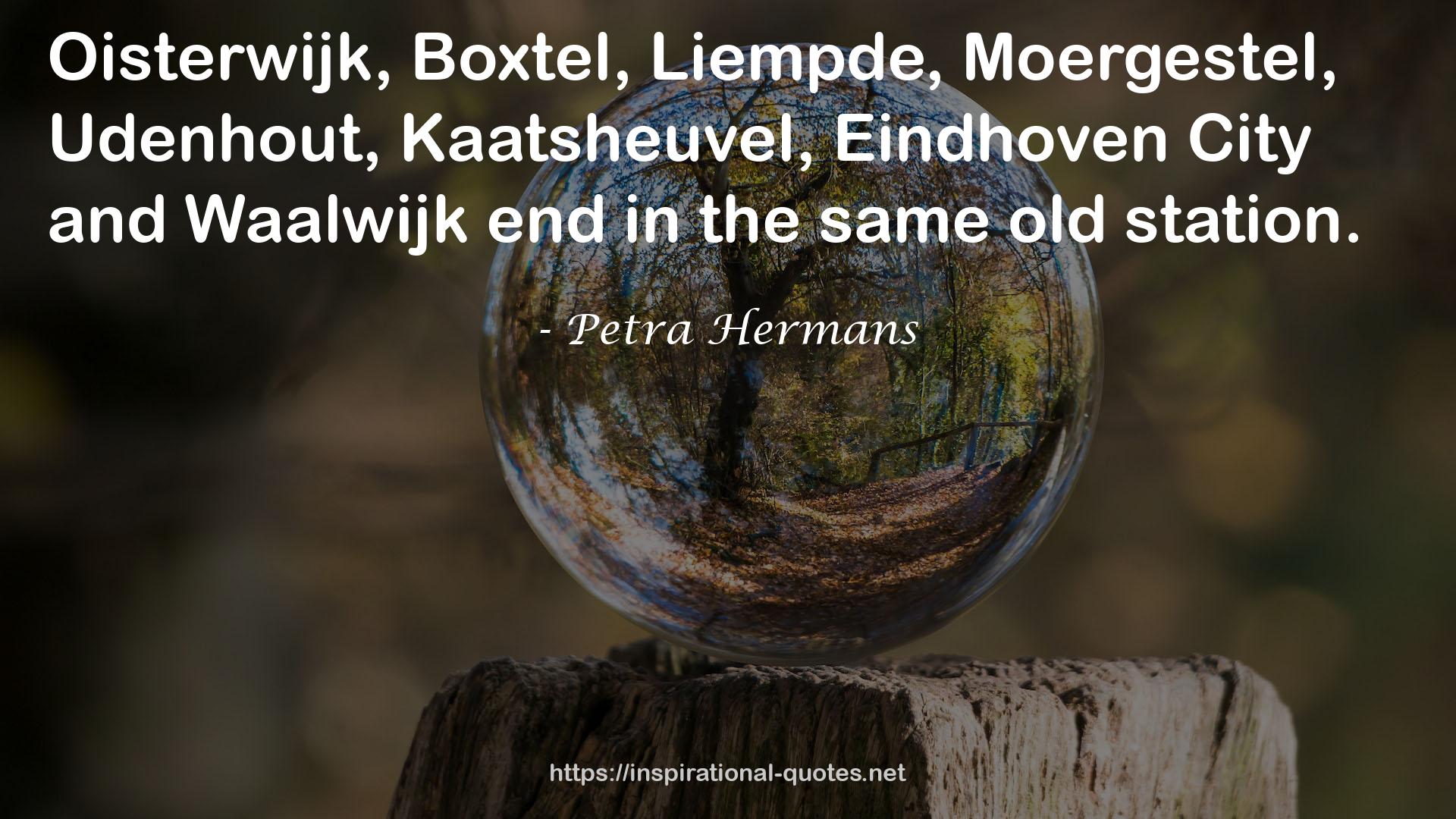 Petra Hermans QUOTES