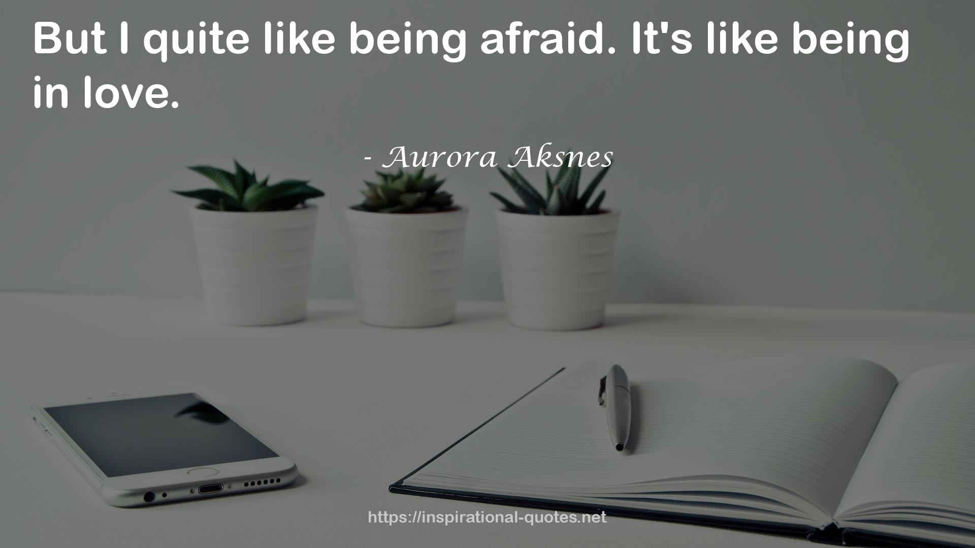 Aurora Aksnes QUOTES