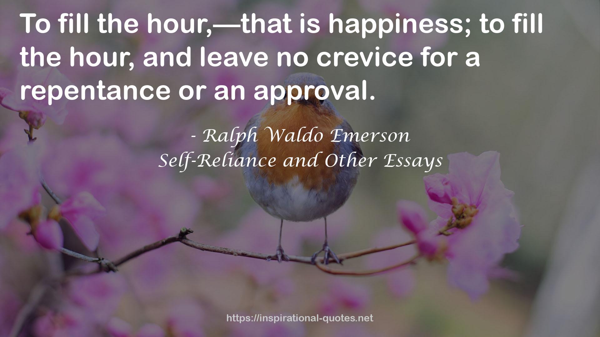 Self-Reliance and Other Essays QUOTES