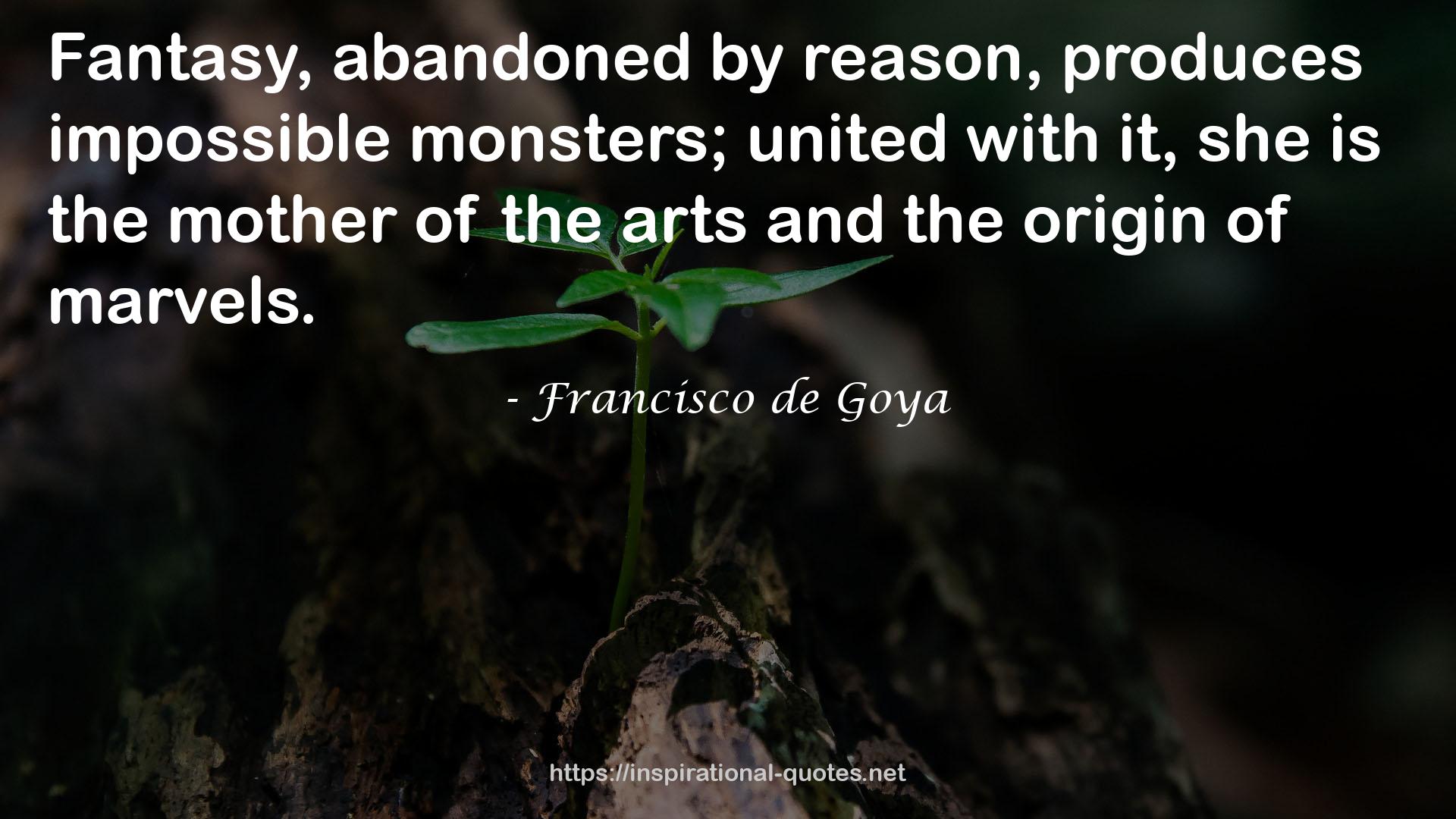 Francisco de Goya QUOTES