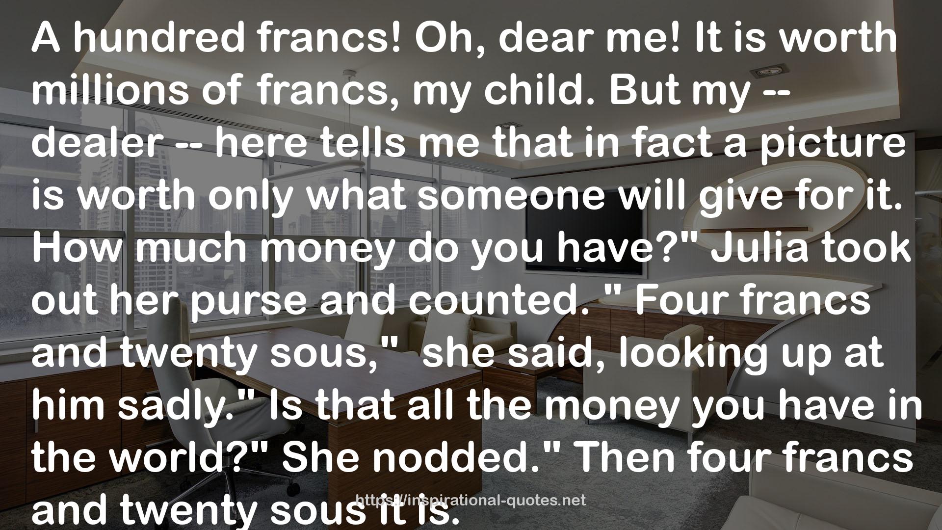 francs  QUOTES