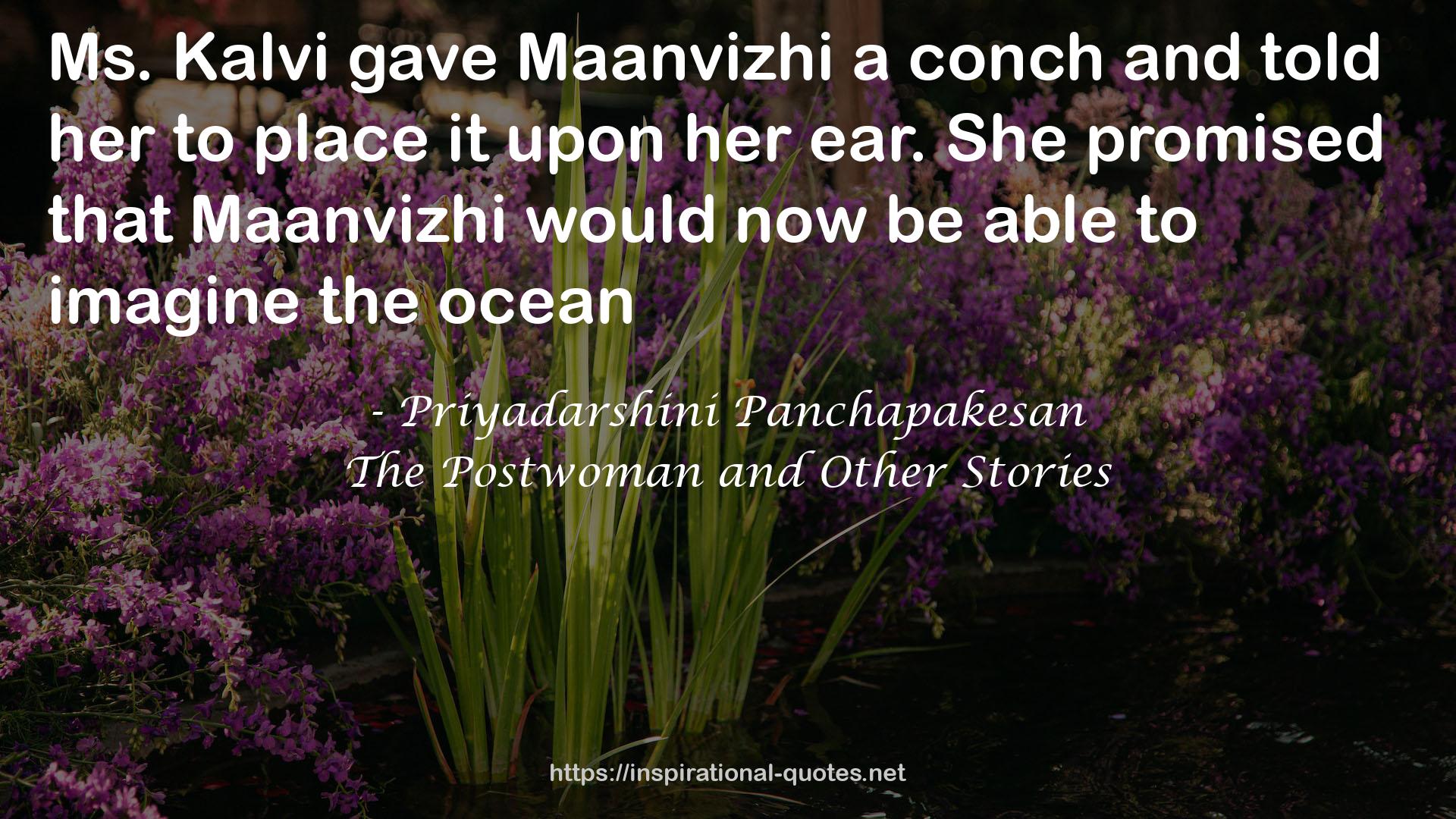 Priyadarshini Panchapakesan QUOTES