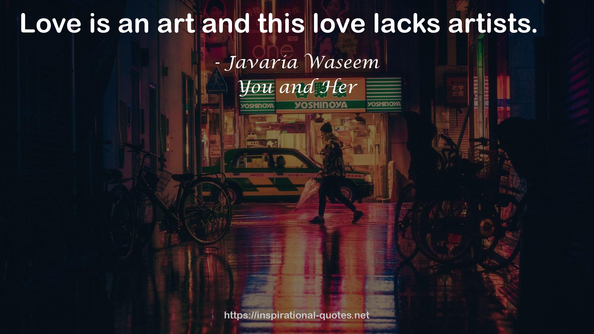 Javaria Waseem QUOTES