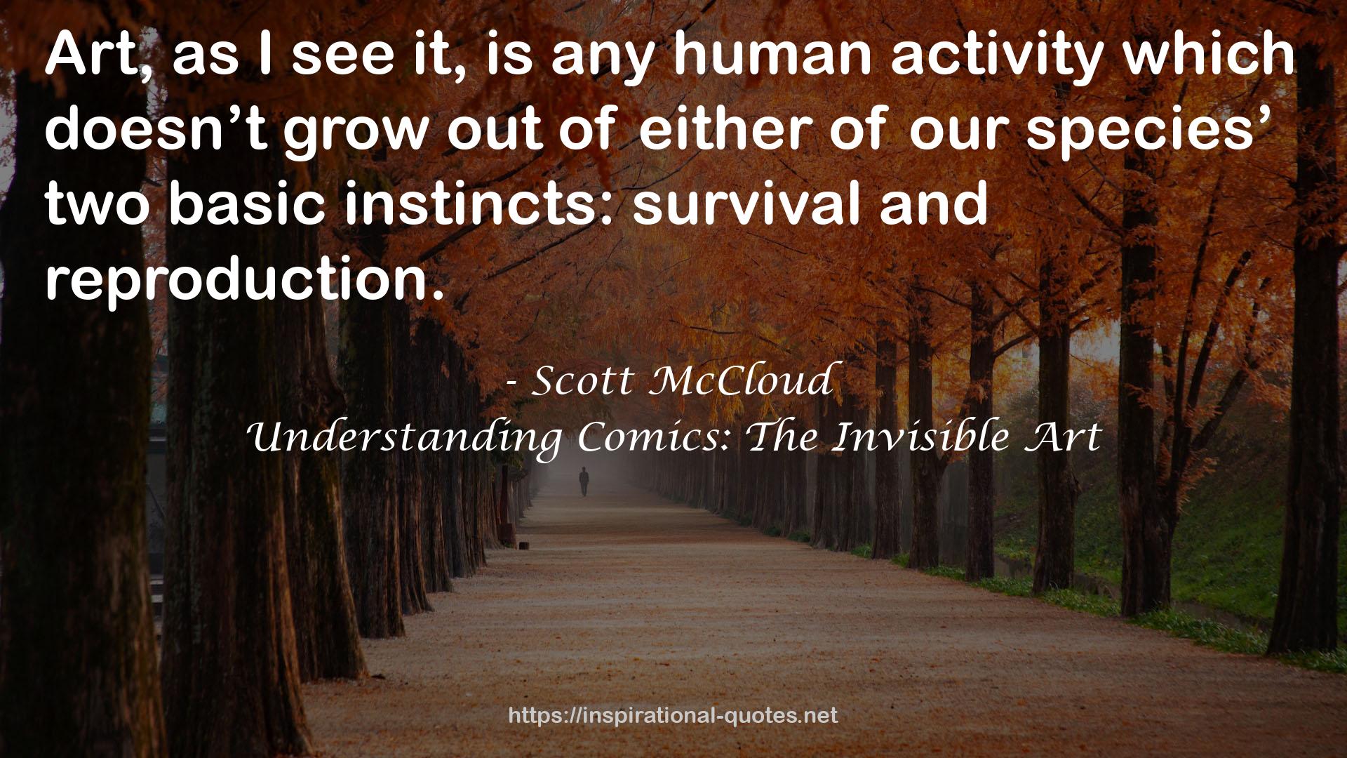 Understanding Comics: The Invisible Art QUOTES