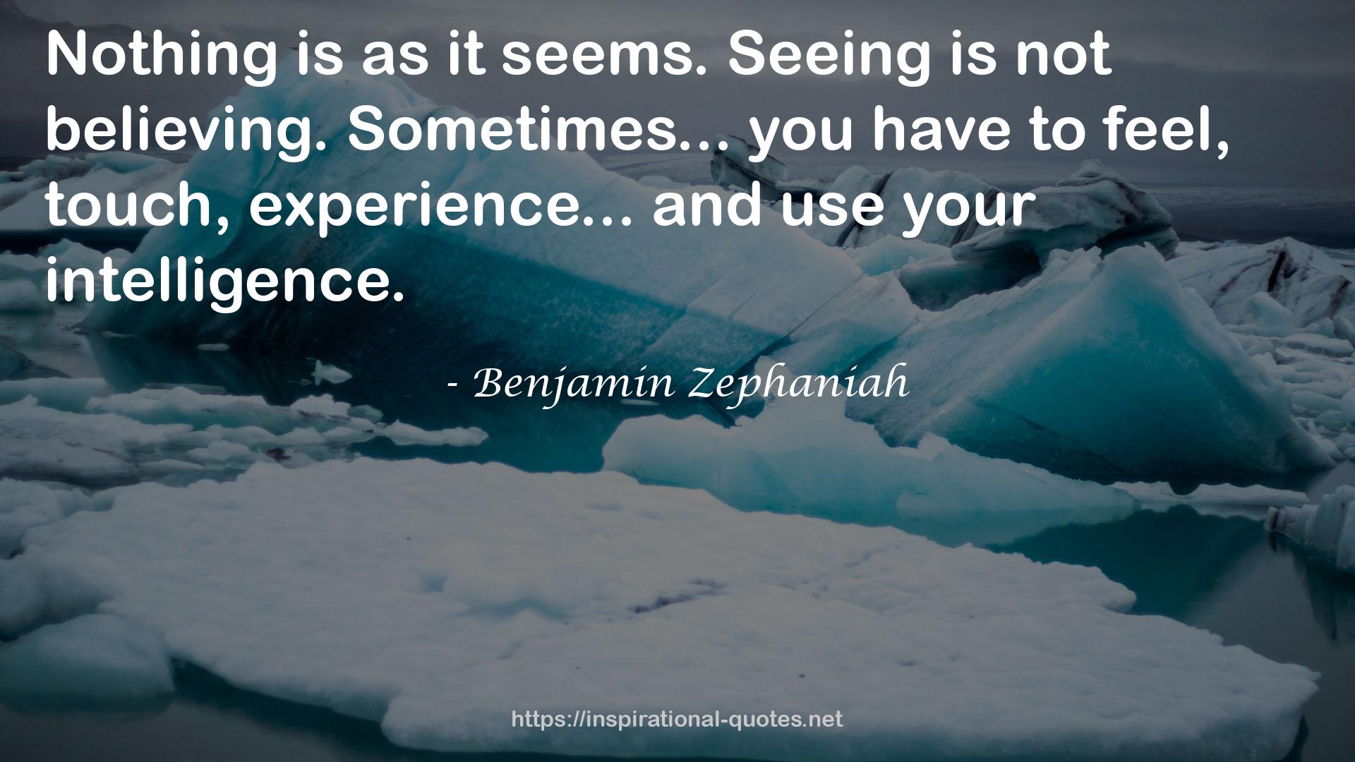 Benjamin Zephaniah QUOTES