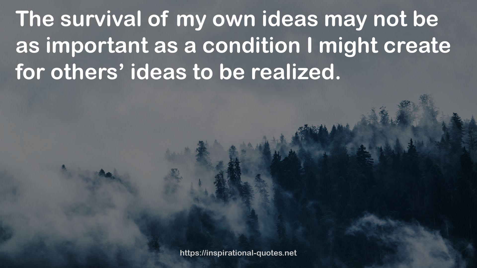 others’ ideas  QUOTES