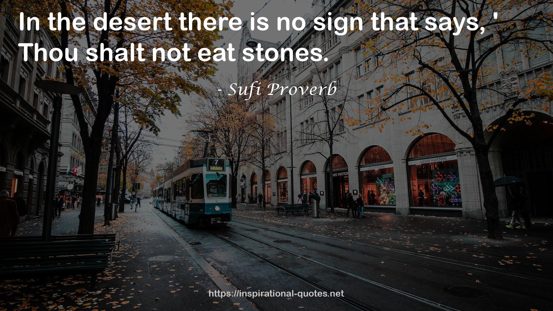 Sufi Proverb QUOTES