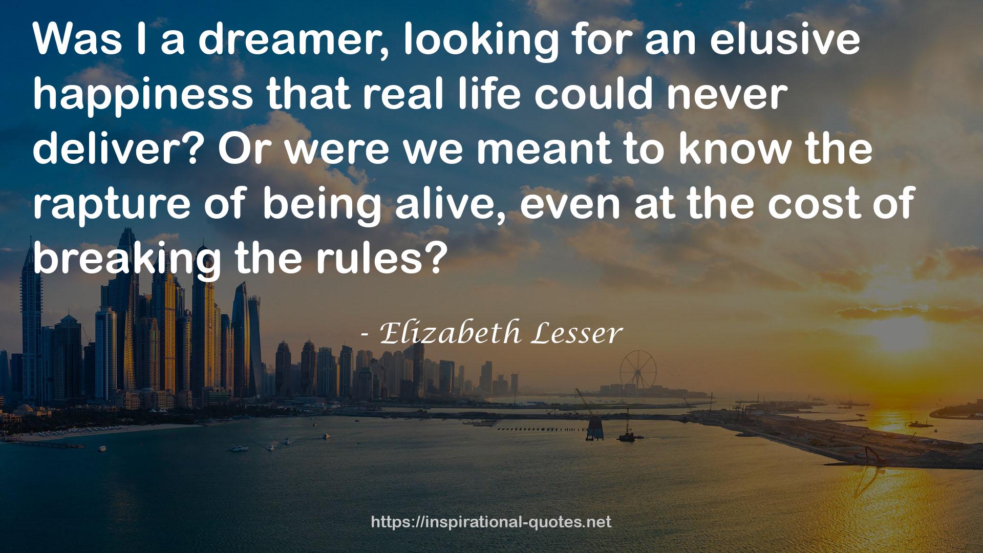 Elizabeth Lesser QUOTES