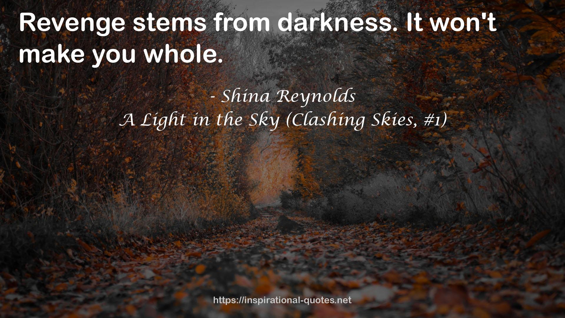 A Light in the Sky (Clashing Skies, #1) QUOTES