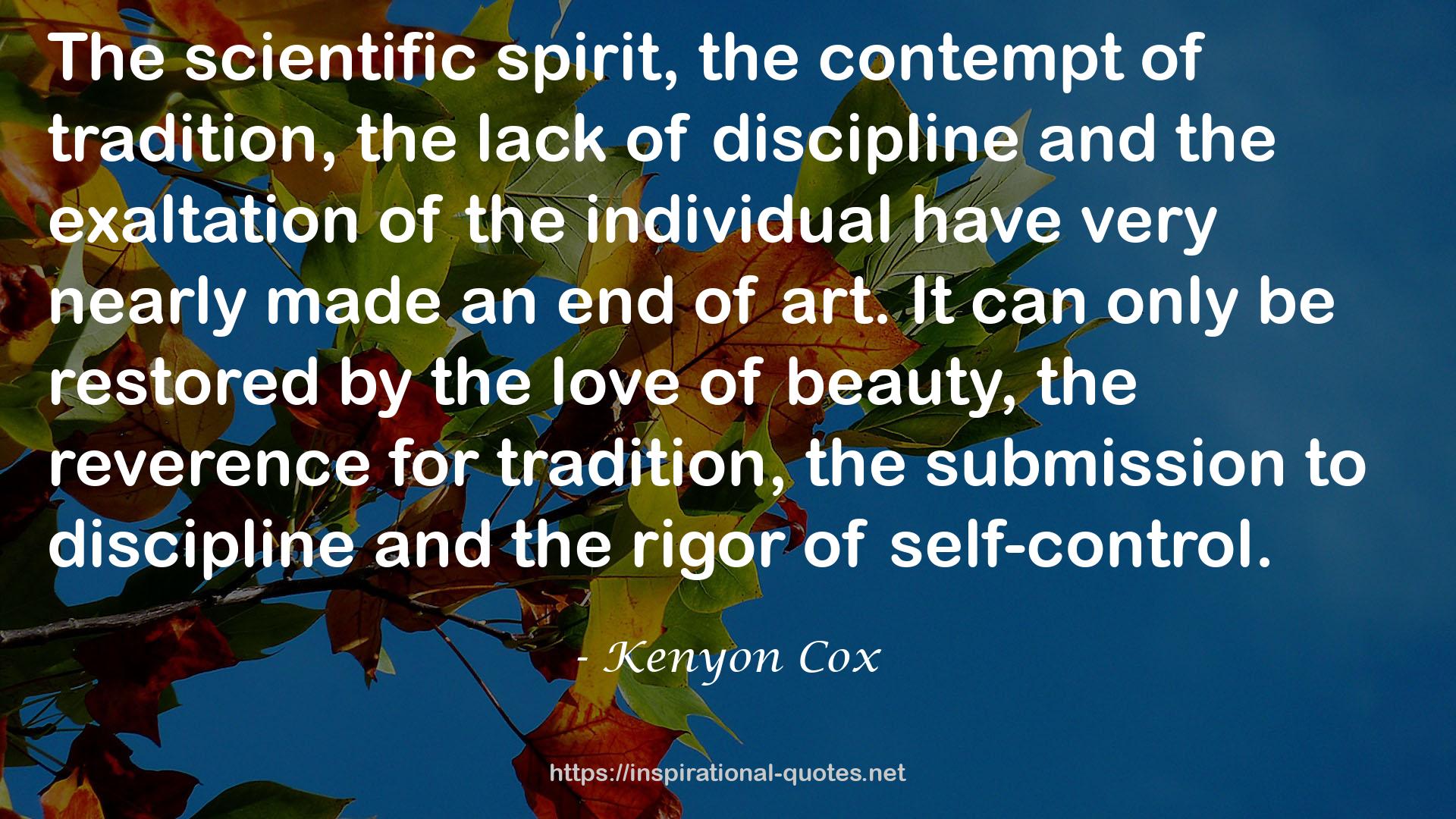 Kenyon Cox QUOTES