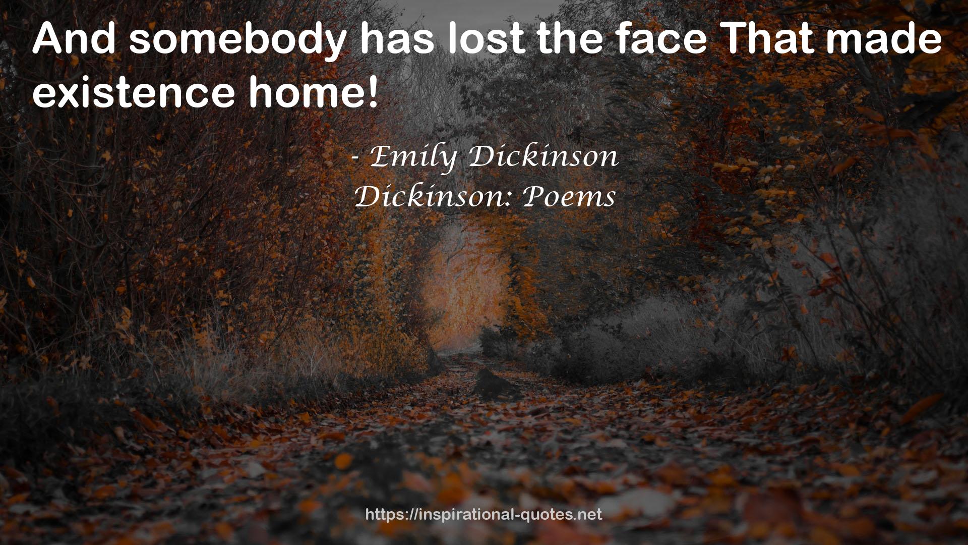 Emily Dickinson QUOTES