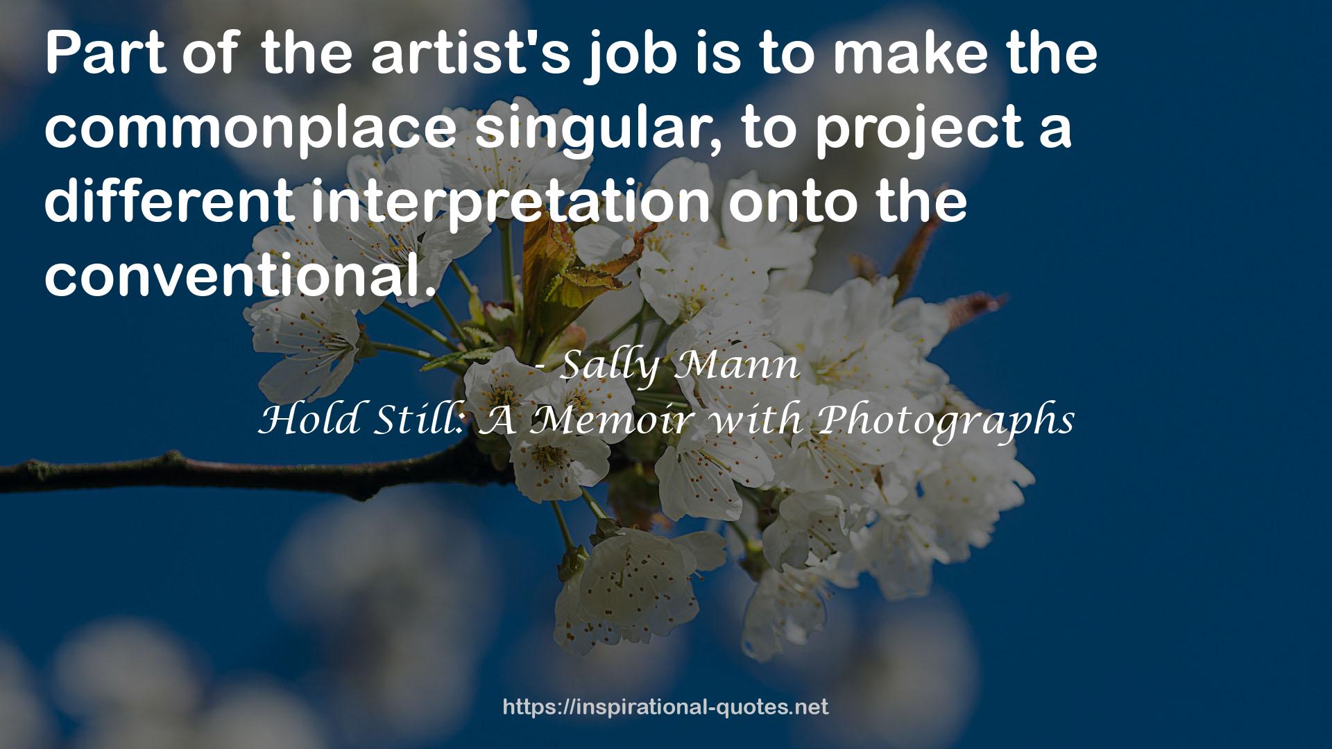 Sally Mann QUOTES