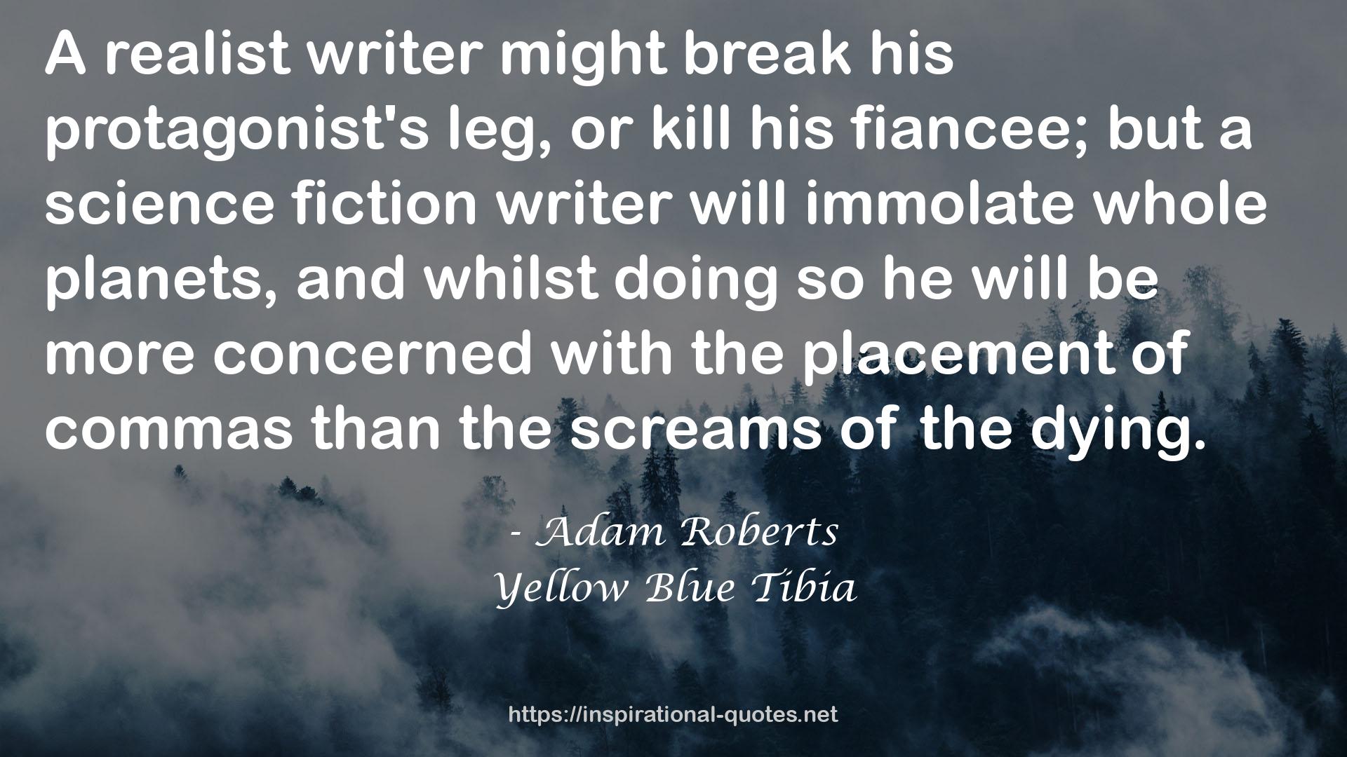 Yellow Blue Tibia QUOTES