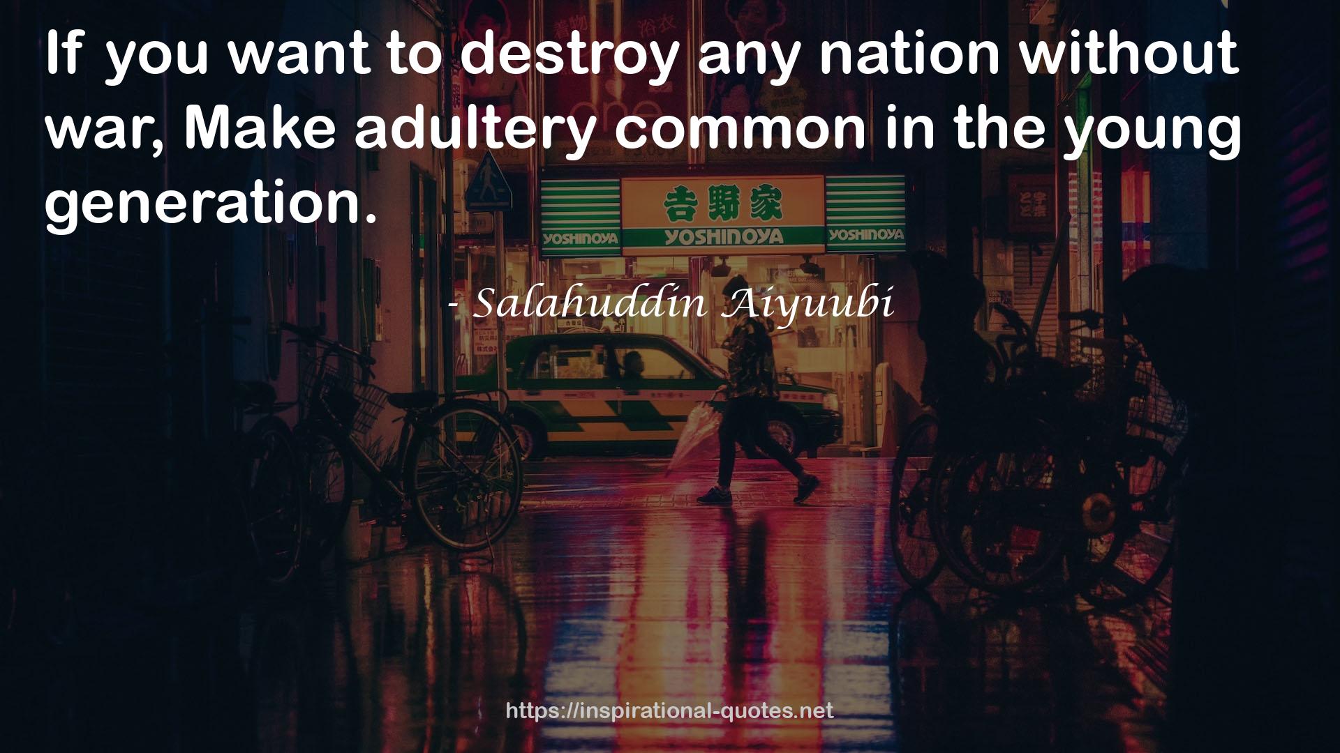 Salahuddin Aiyuubi QUOTES