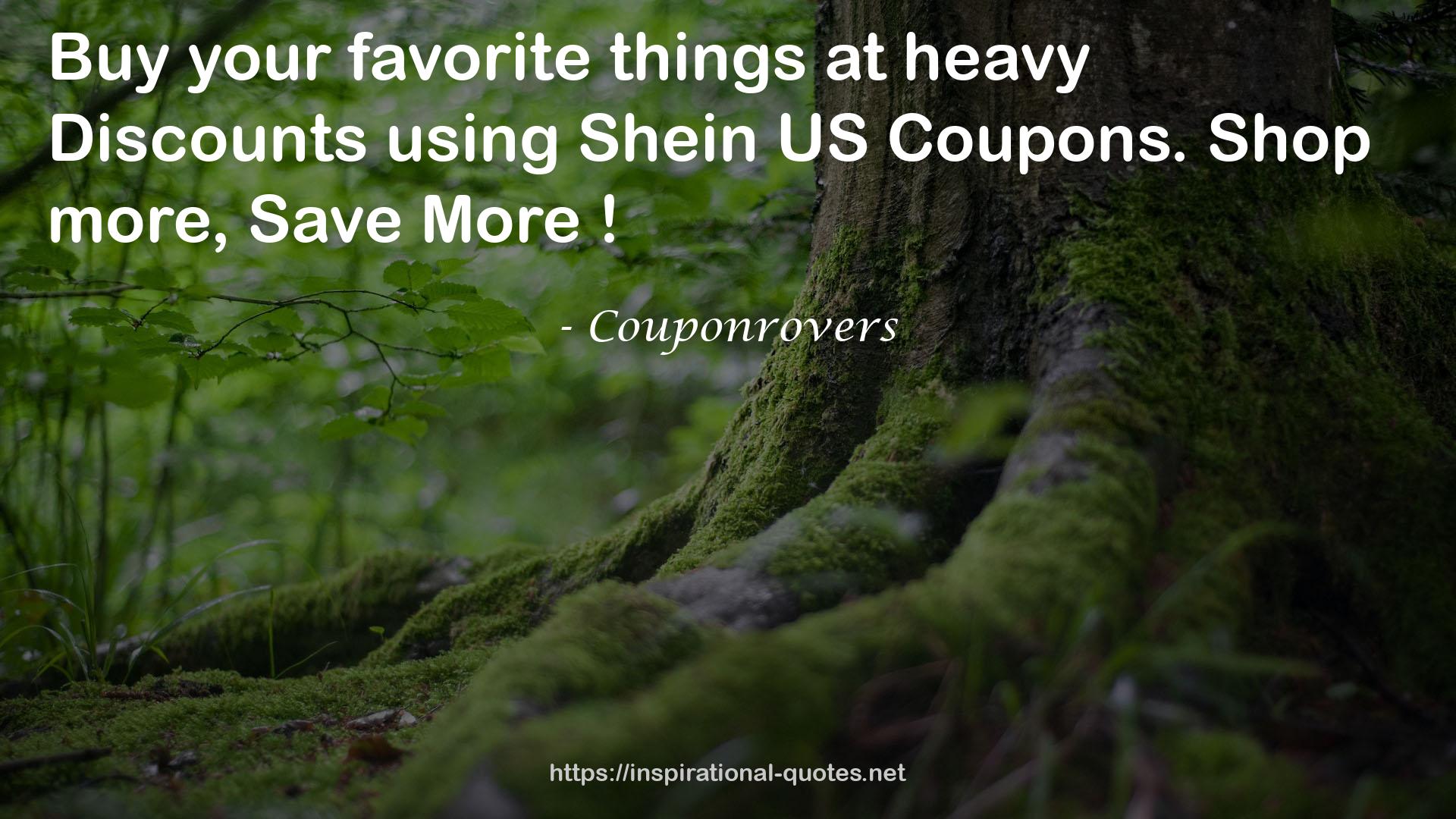 Couponrovers QUOTES