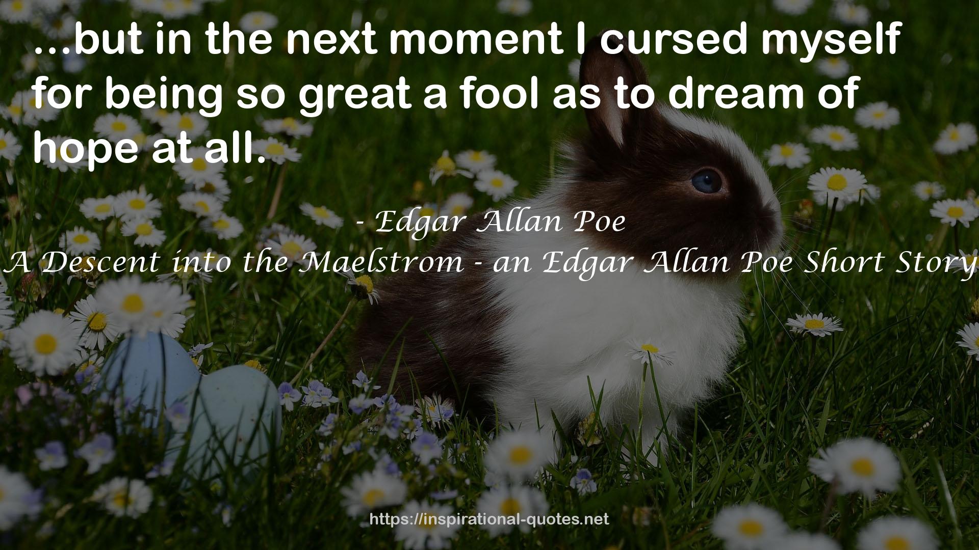 A Descent into the Maelstrom - an Edgar Allan Poe Short Story QUOTES