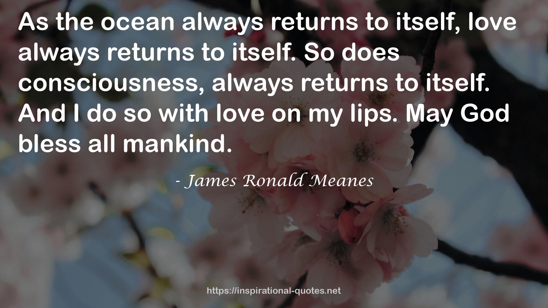 James Ronald Meanes QUOTES