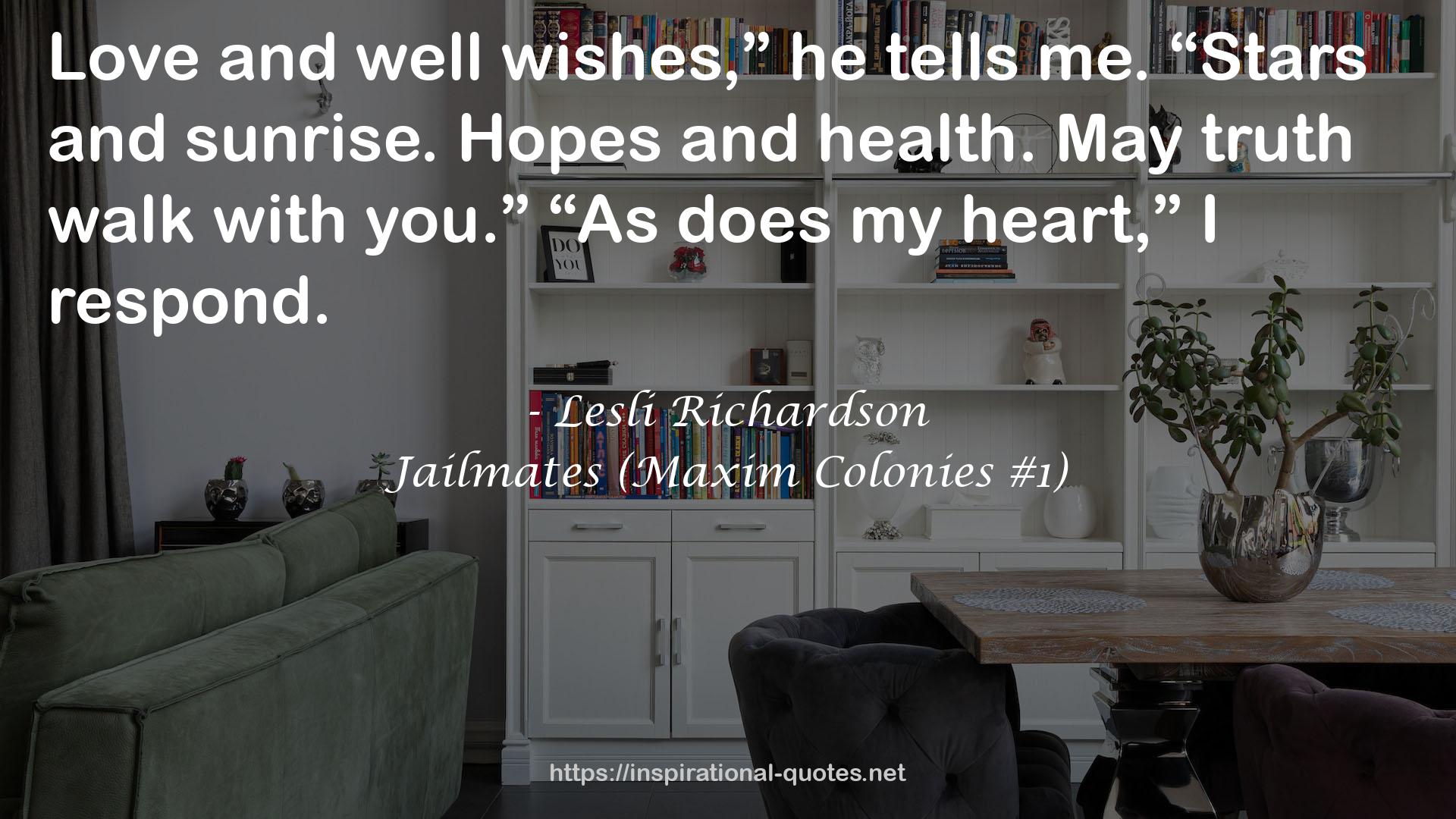 Jailmates (Maxim Colonies #1) QUOTES