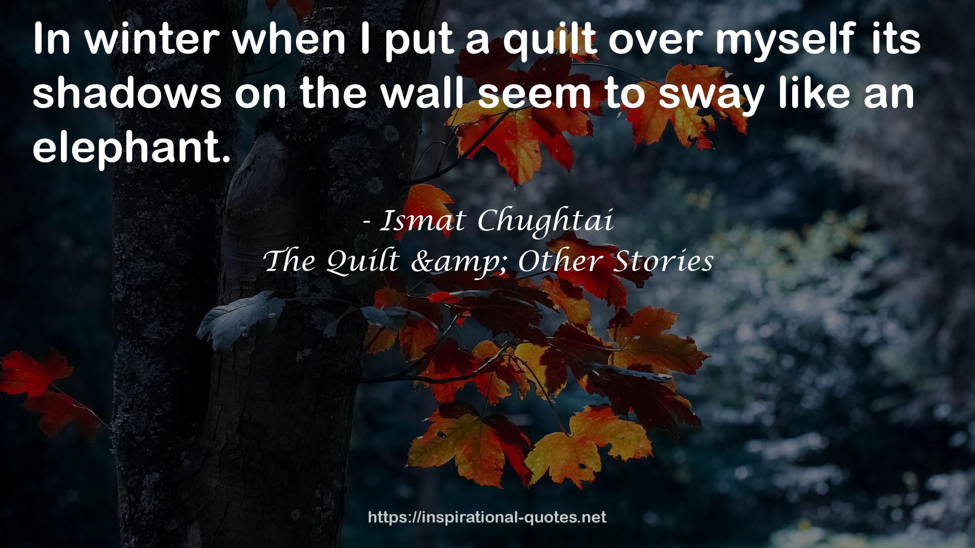 The Quilt & Other Stories QUOTES