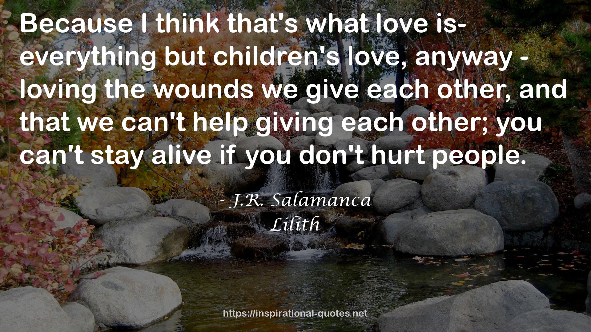 J.R. Salamanca QUOTES