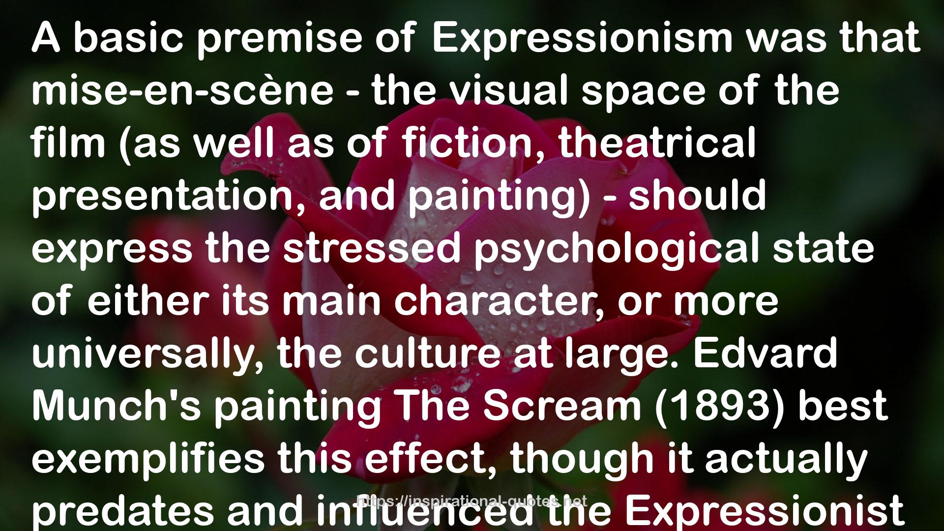 expressionism  QUOTES