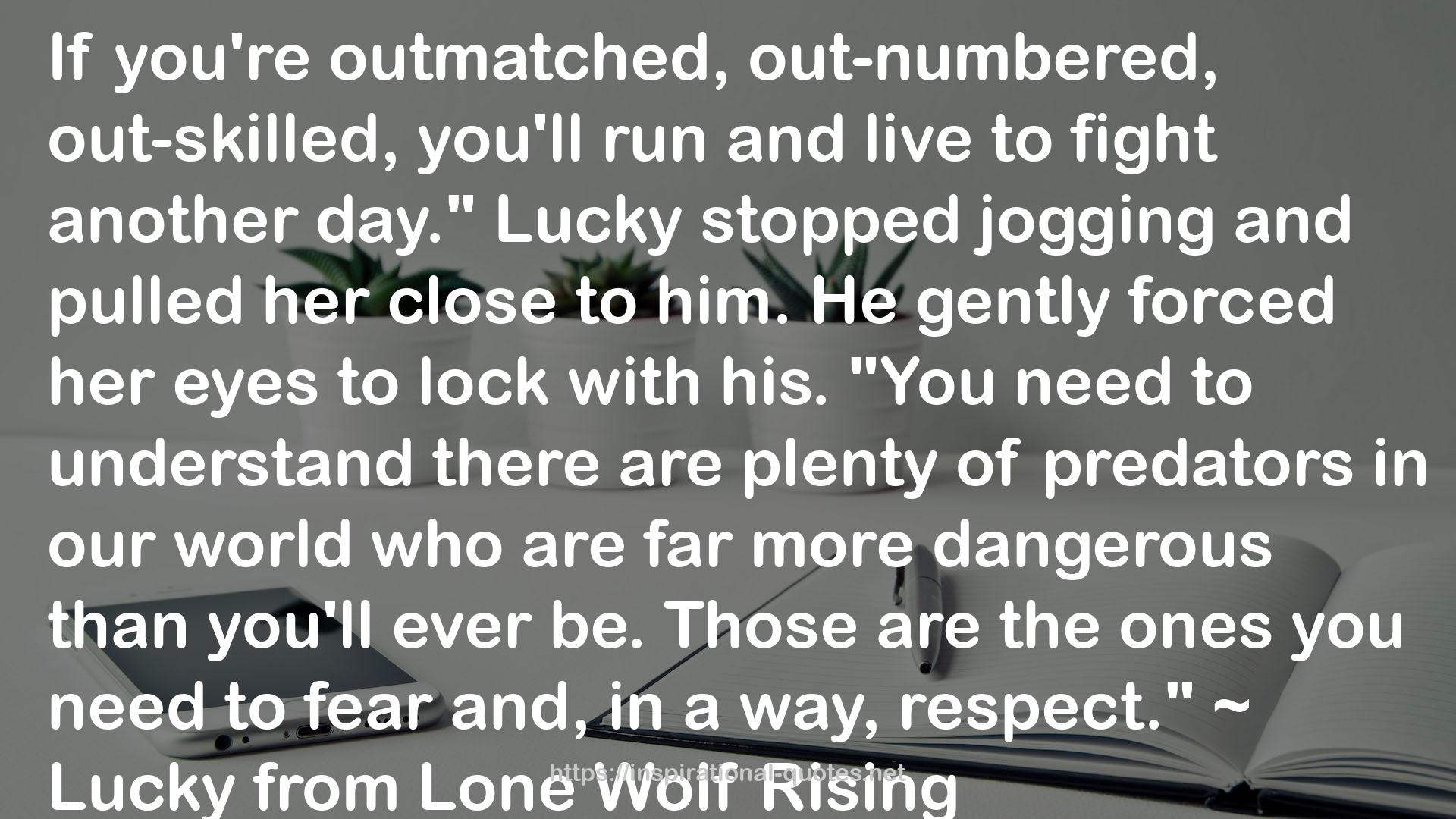 Lone Wolf Rising (The Winters Family Saga, #1) QUOTES