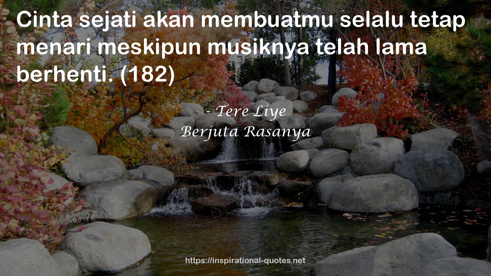 Berjuta Rasanya QUOTES