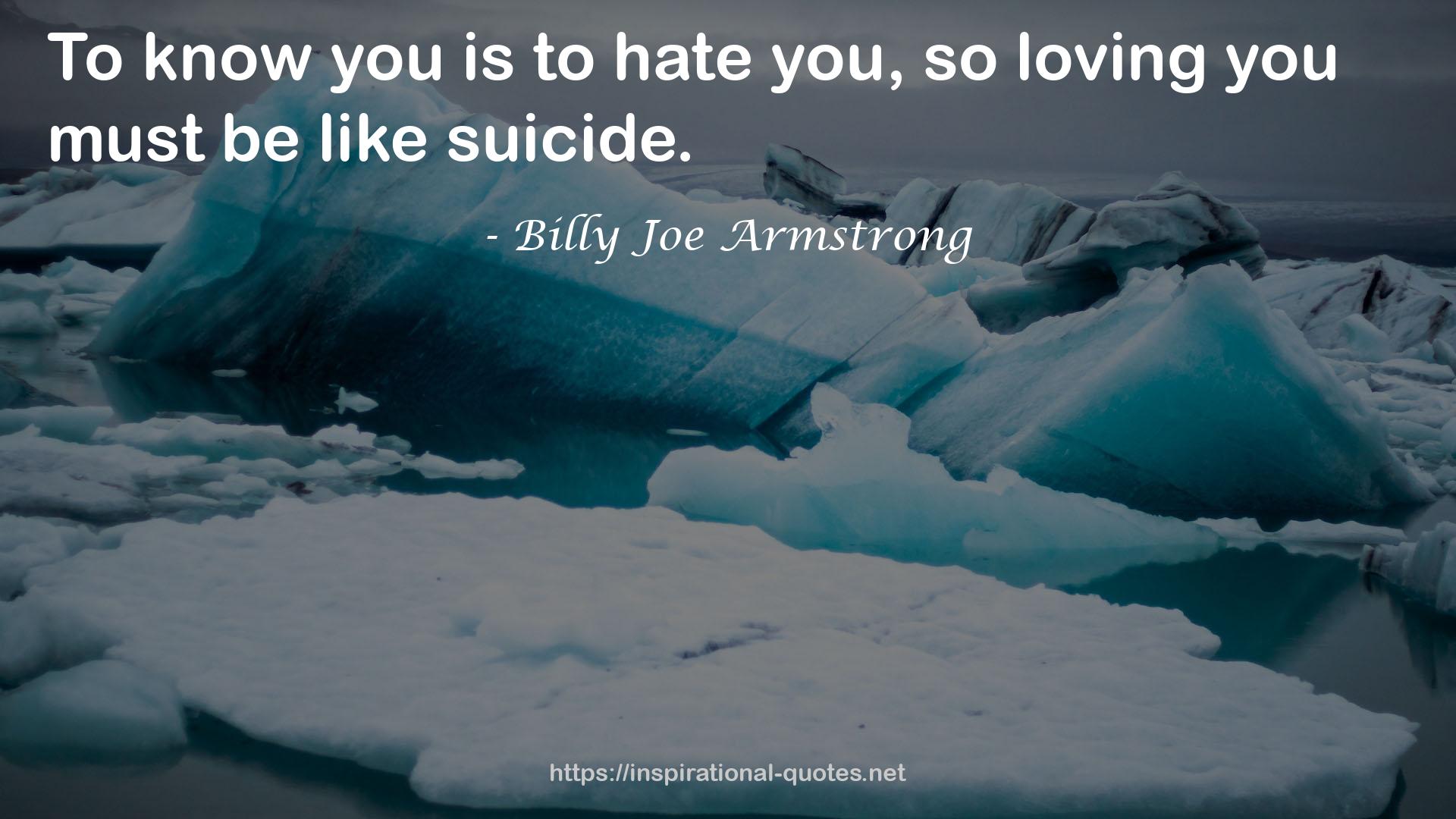 Billy Joe Armstrong QUOTES