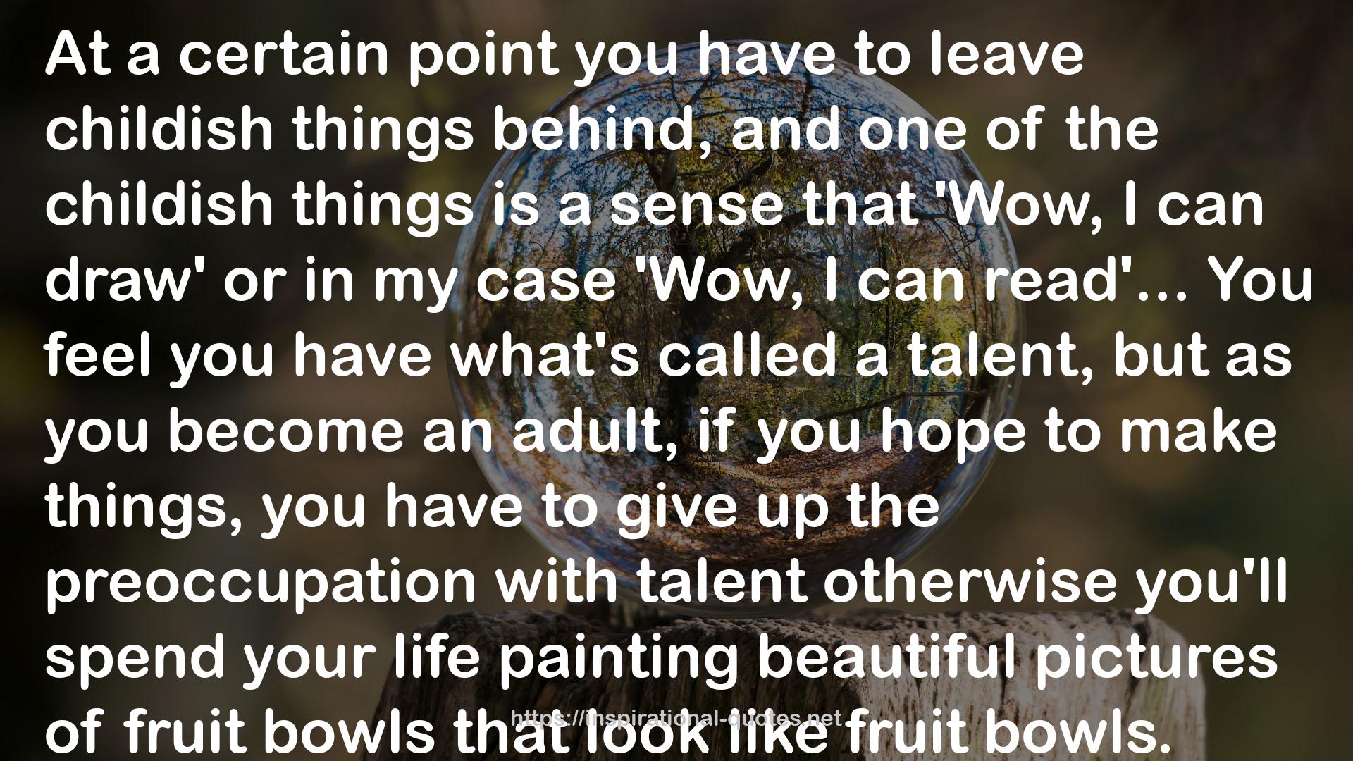 fruit bowls  QUOTES