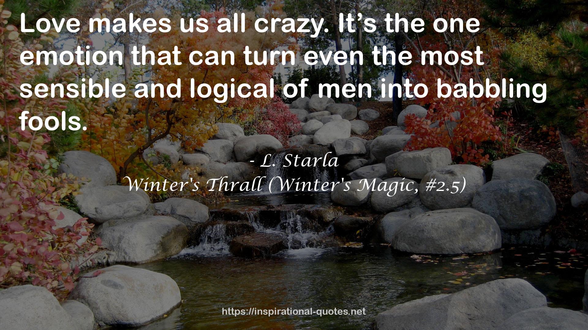 Winter's Thrall (Winter's Magic, #2.5) QUOTES