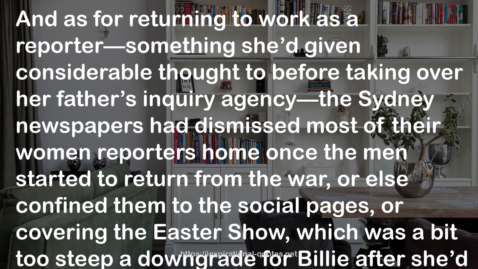 The War Widow (Billie Walker Mystery, #1) QUOTES