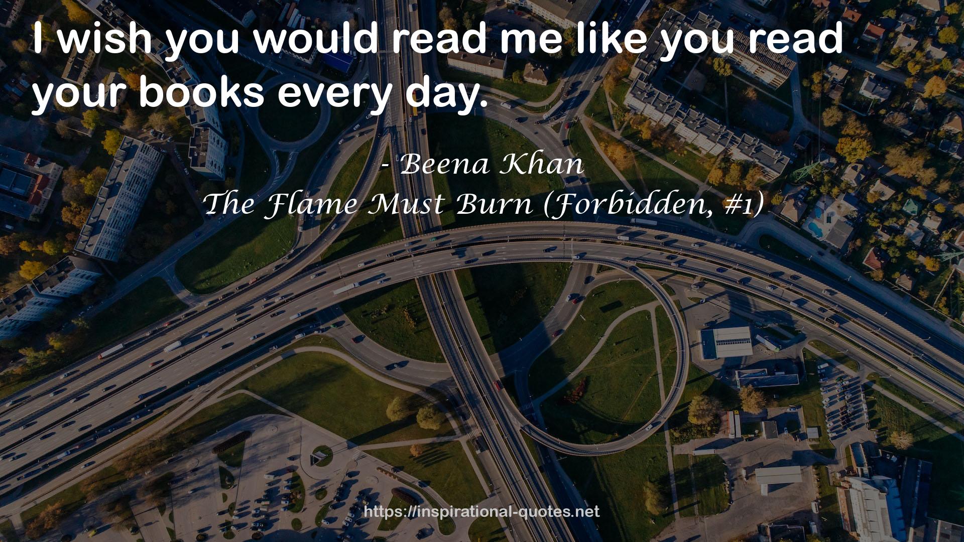 The Flame Must Burn (Forbidden, #1) QUOTES