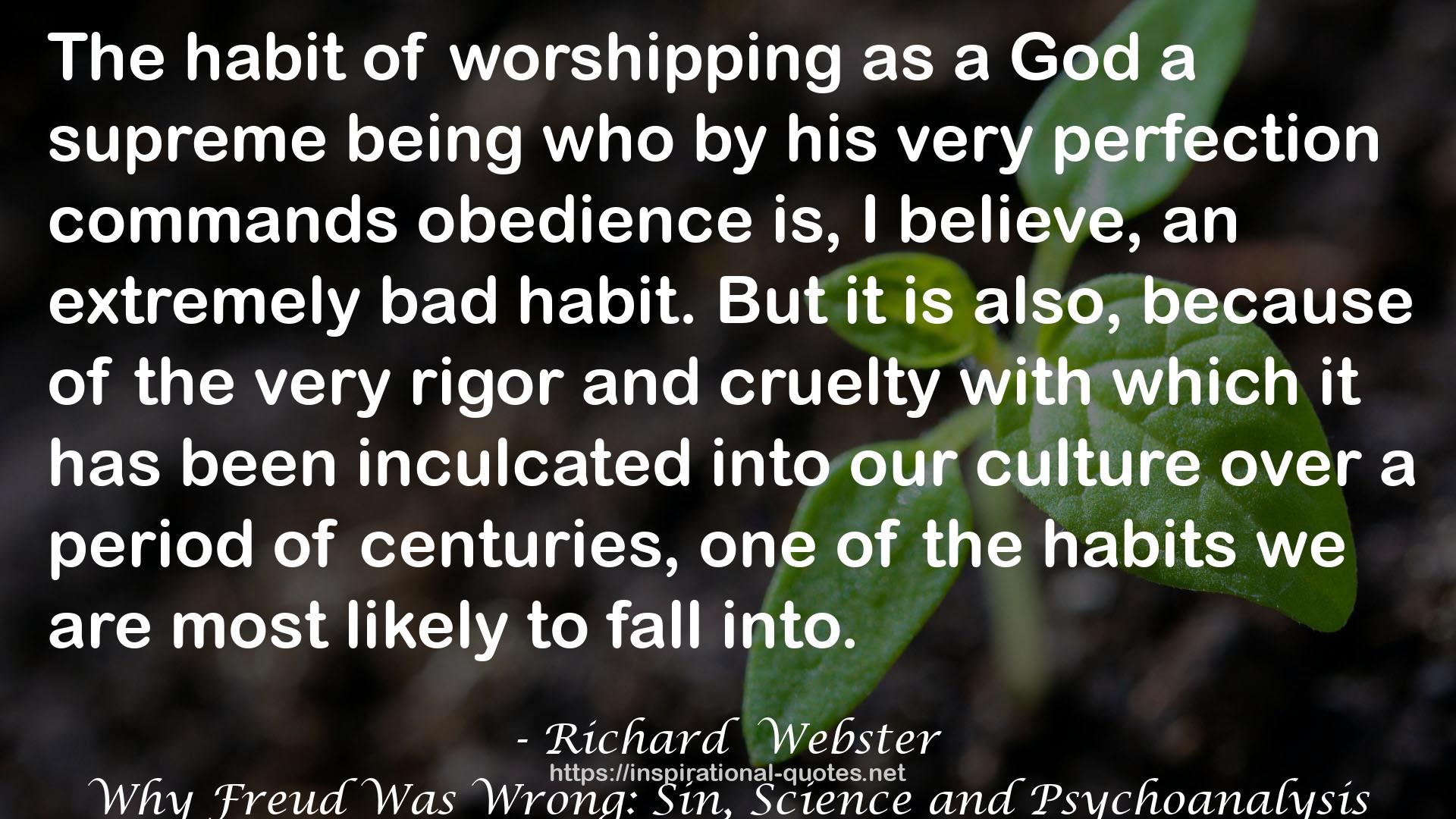 Richard  Webster QUOTES