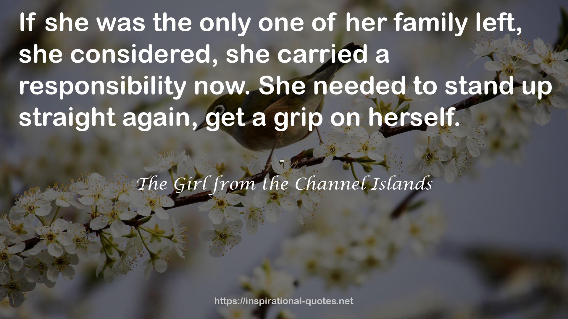 The Girl from the Channel Islands QUOTES