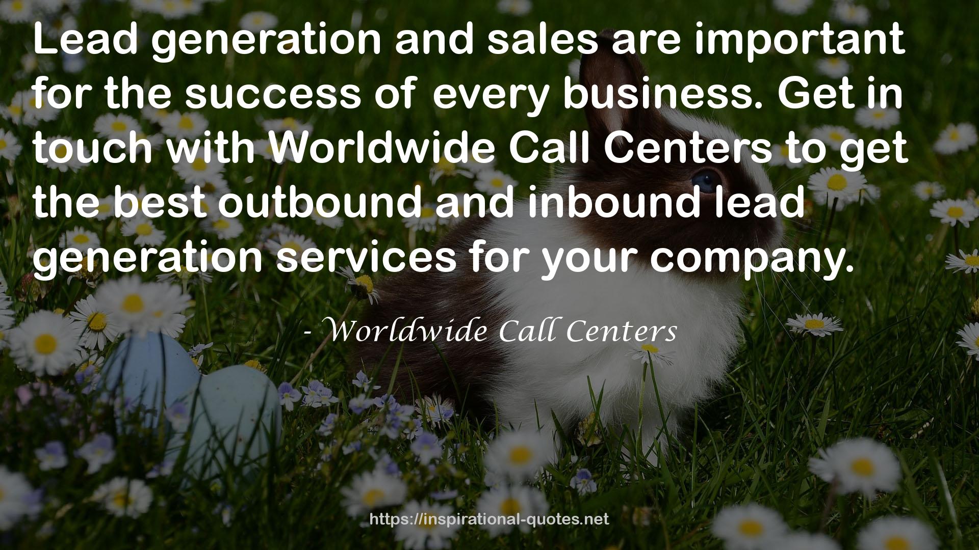 Worldwide Call Centers QUOTES