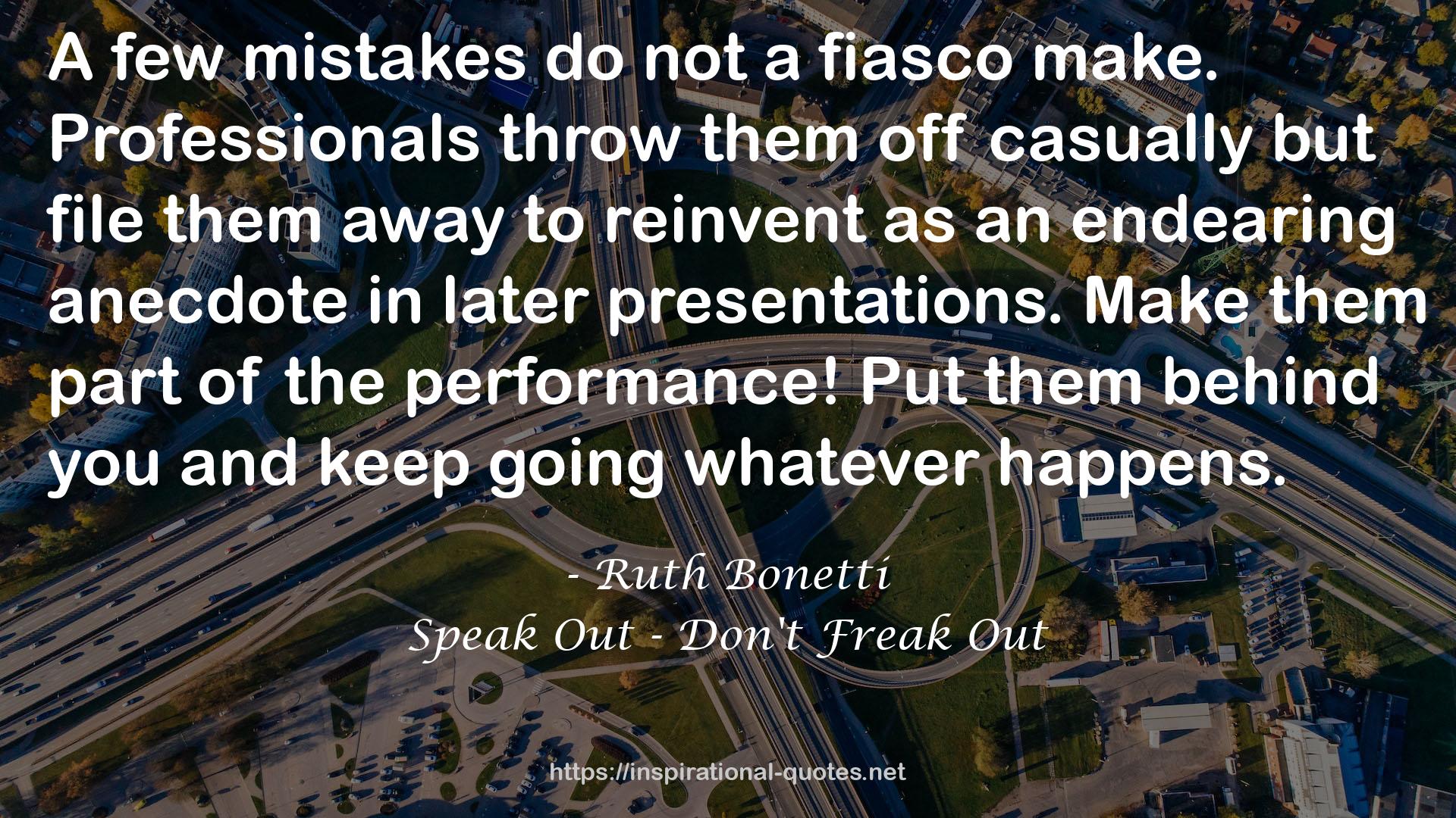 Speak Out - Don't Freak Out QUOTES