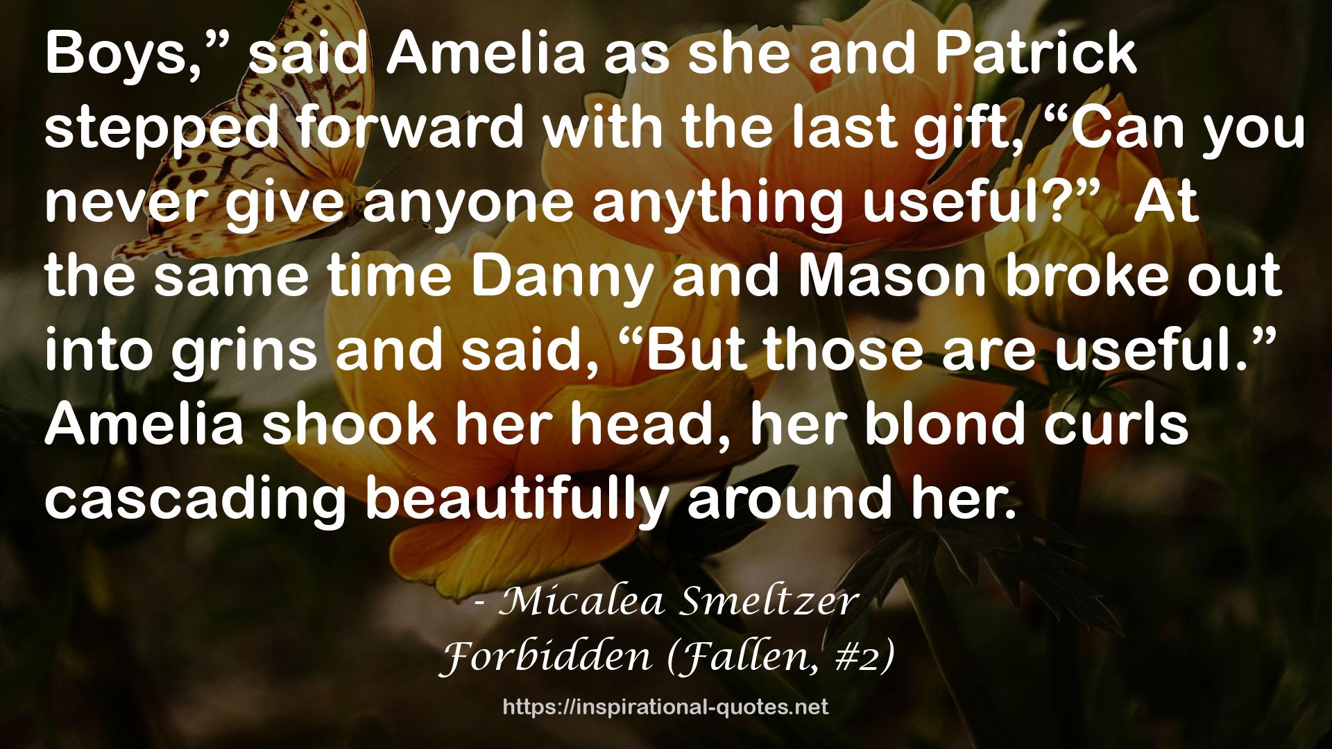 Forbidden (Fallen, #2) QUOTES