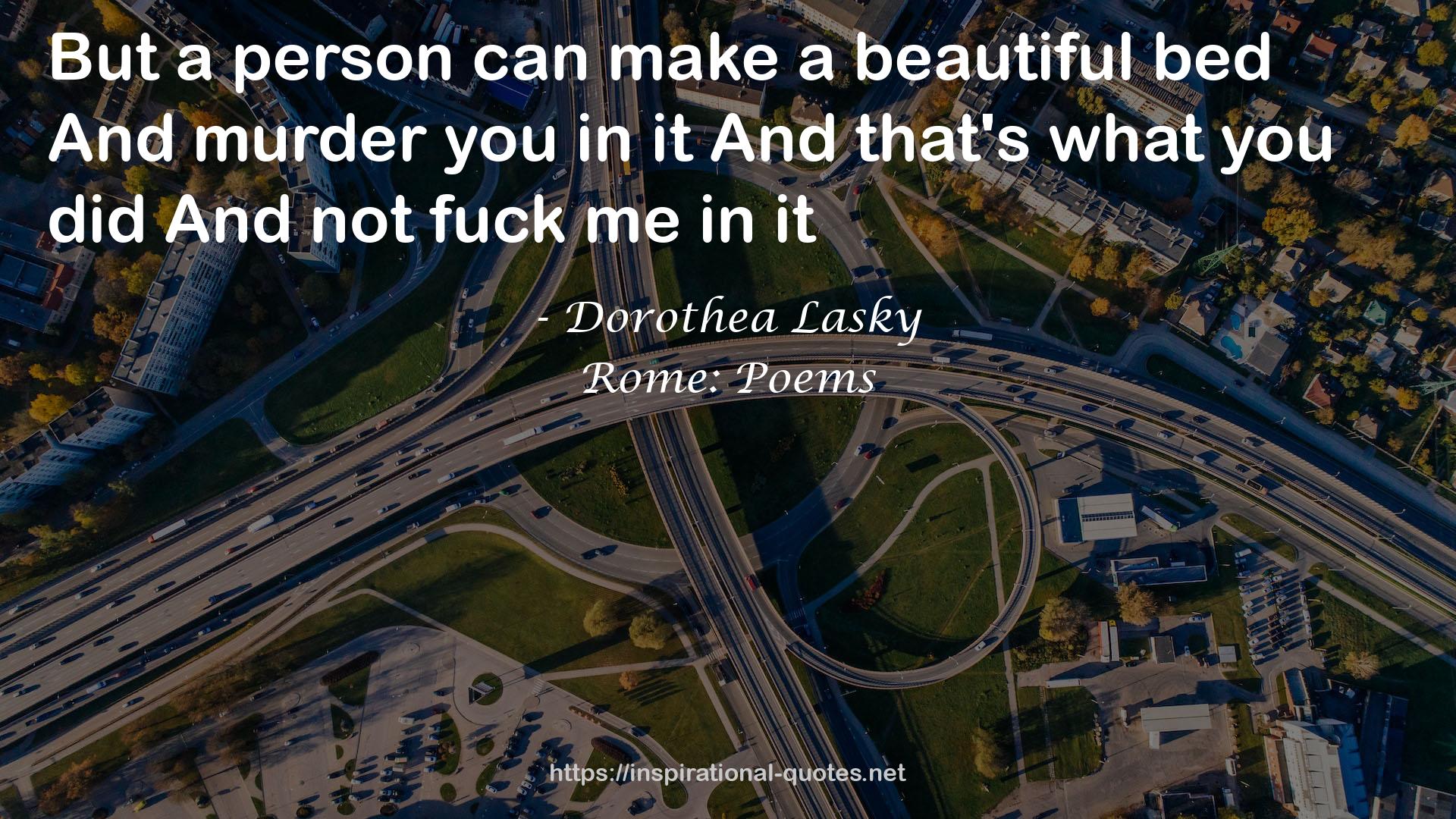 Rome: Poems QUOTES
